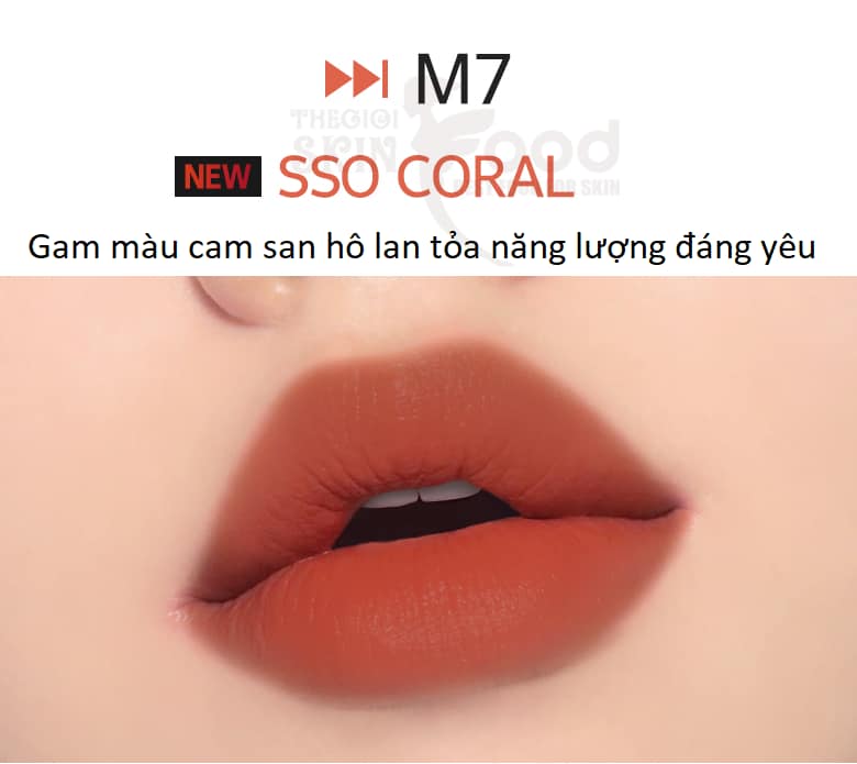 ( Sẵn M7 M8) Son kem Merzy Bite The Beat Mellow Tint 2019