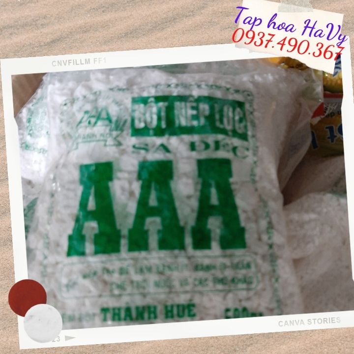 Bột Nếp Sa Đéc AAA 500g [FREE SHIP][BienHoa] tap hoa havy
