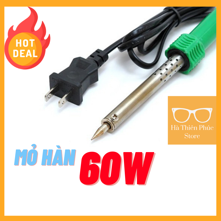 Mỏ hàn chì 60w + Tặng cuộn chì, nhựa thông