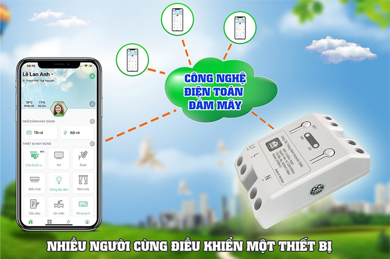 Công Tắc Thông Minh Hunonic Datic basic - Hàng chính hãng