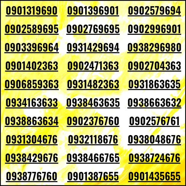 [HCM]Sim mobifone đầu 09 số đẹp phong thủy
