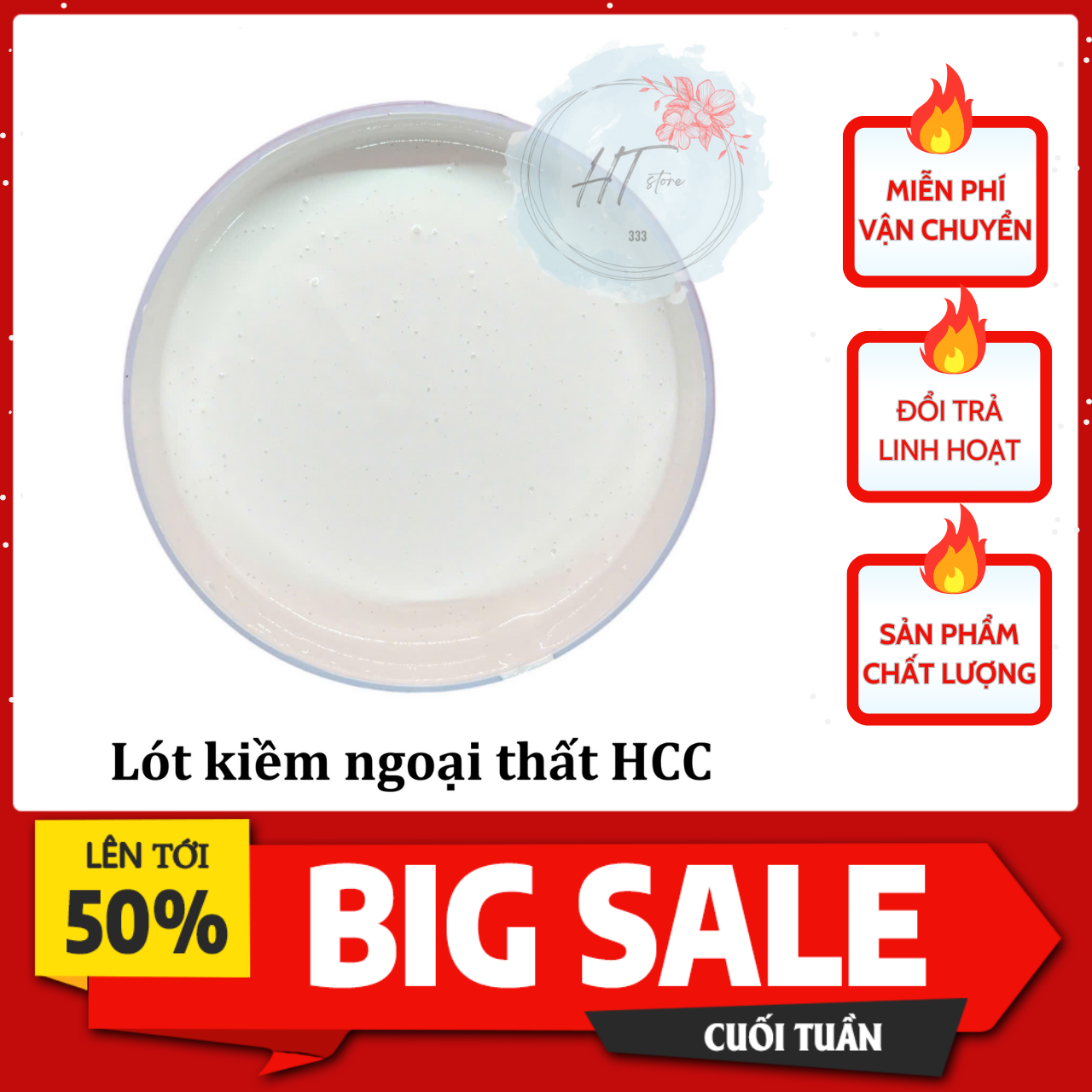 Sơn chậu lót kiềm ngoại thất cao cấp và cọ quét sơn