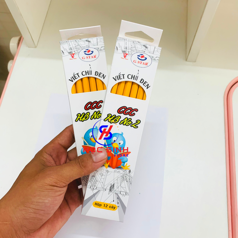 Hộp 12 Cây Bút Chì Dẻo CCC Gstar