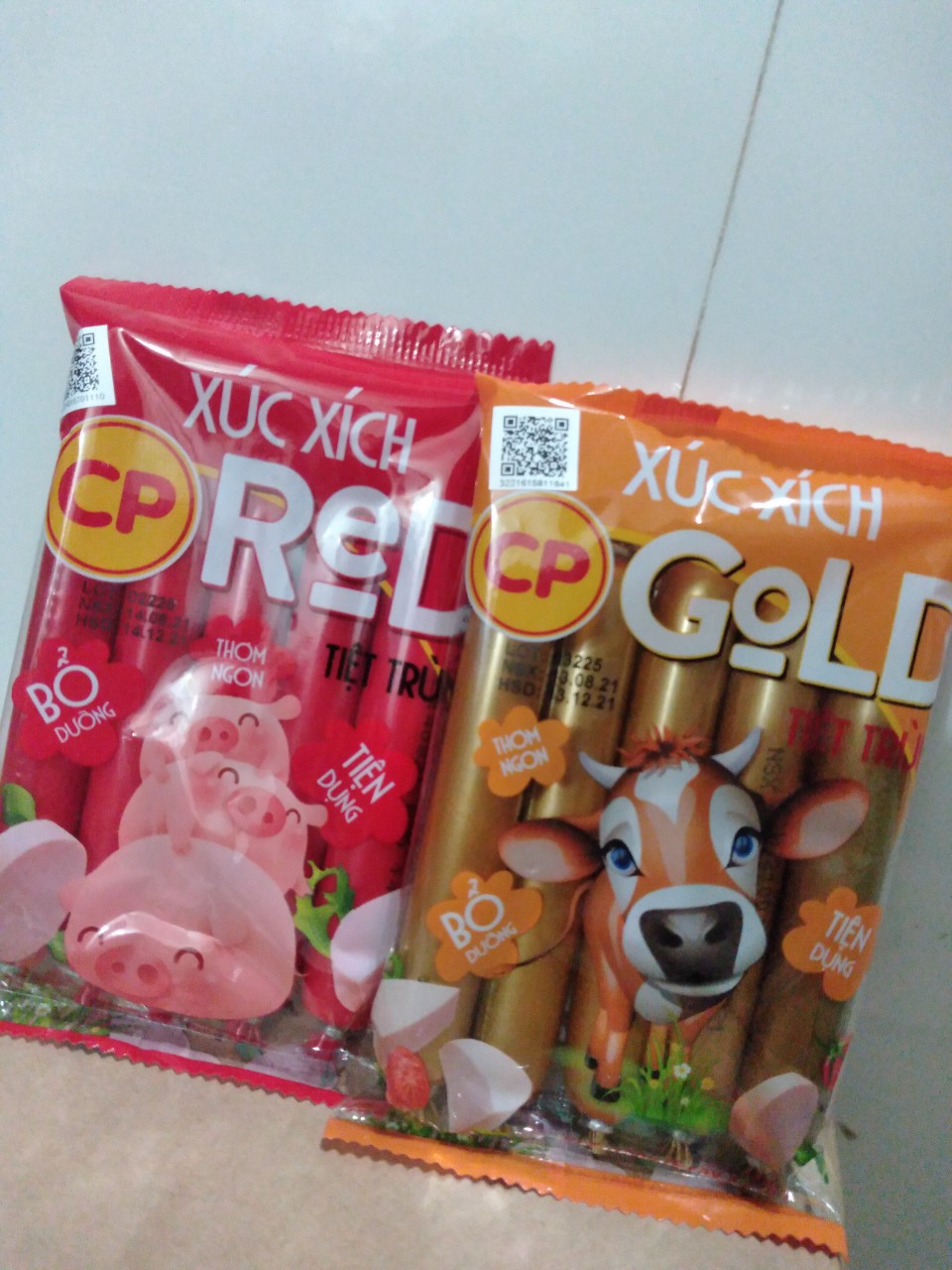 [HCM]Xúc Xích CP 20g Loại mẫu mới nhất ( combo 20 gói ưu đãi )