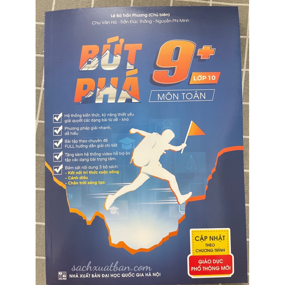 [Sách Chính Hãng] Sách Bứt phá 9+ môn Toán lớp 10 (theo chương trình GIÁO DỤC PHỔ THÔNG MỚI) - NTbooks