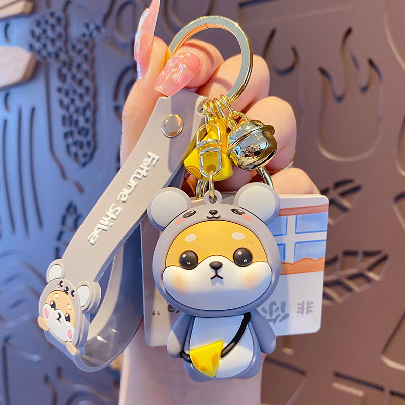Móc khóa cún cosplay thú siêu dễ thương