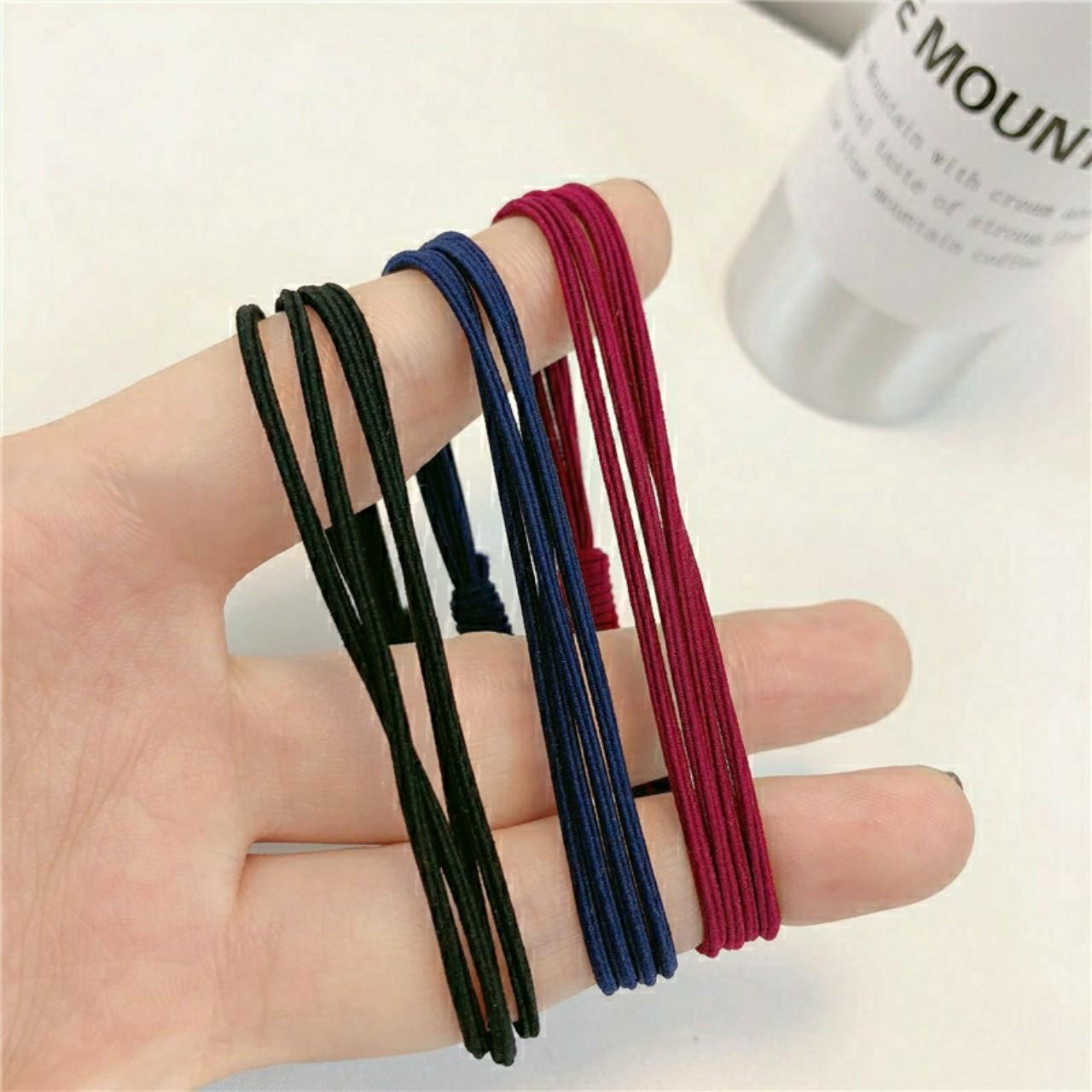 COMBO 5 THUN CỘT TÓC MIX 3 VÒNG - SET 02 CỘT TÓC RAIBOW
