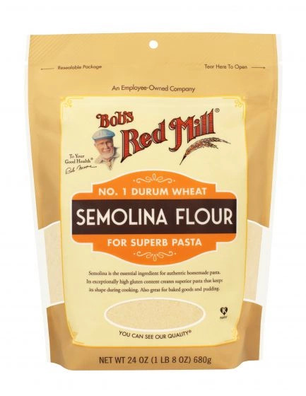 BỘT MÌ SEMOLINA NGUYÊN CÁM ( NON -GMO) BOB'S RED MILL 680G