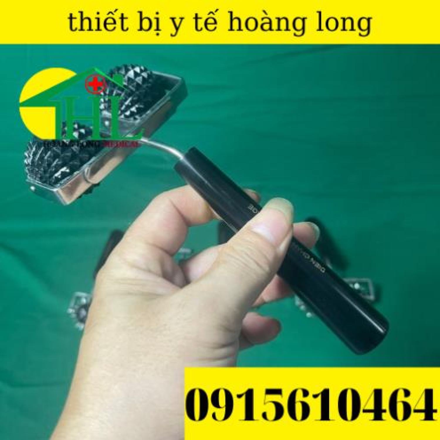 Cây lăn cầu gai đôi lớn mát xa - dụng cụ diện chẩn