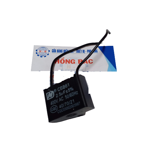 01 Tụ điện 2.5 MF 400VAC - Tụ quạt điện