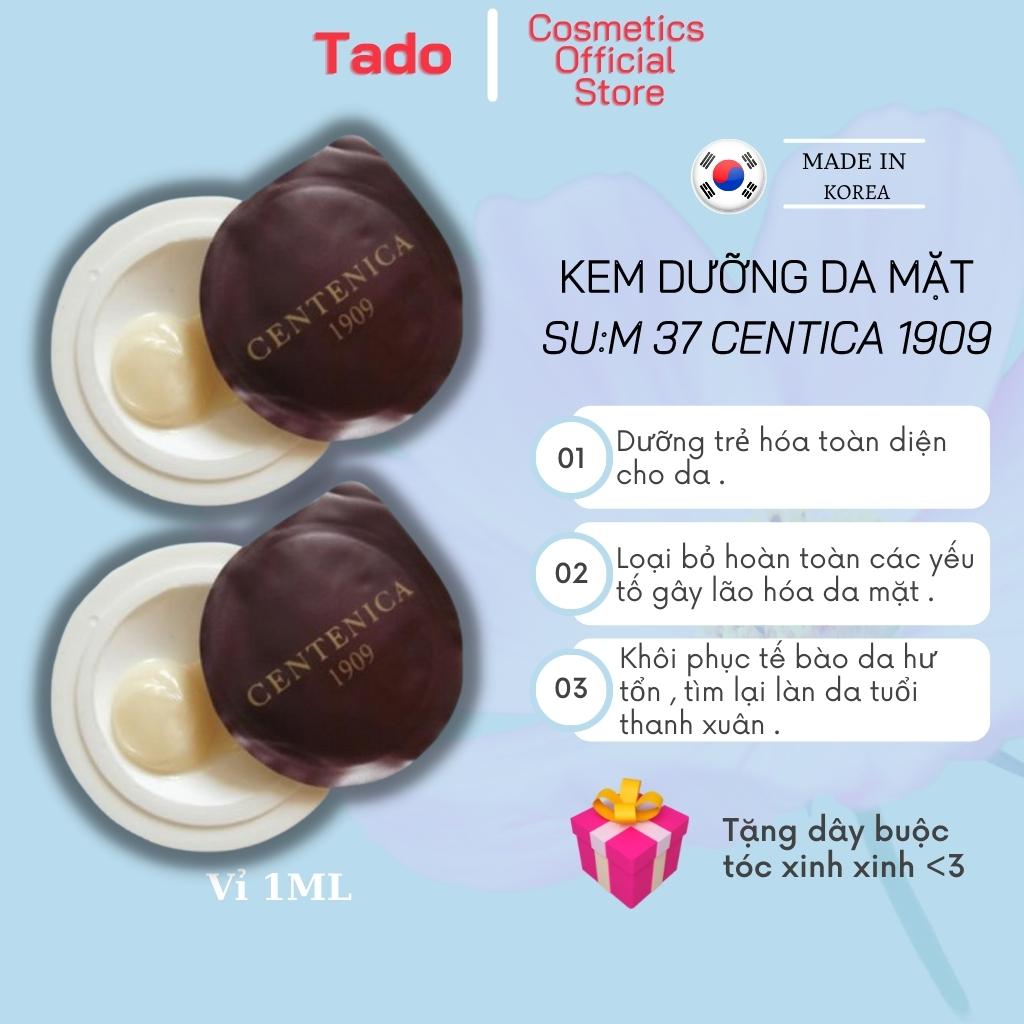 Gói sample kem dưỡng da mặt Sum37 Centenica Cream ngàn đô siêu đắt đỏ chăm sóc da mặt , trẻ hóa toàn diện cho da 1ml -Tado Cosmetics Store