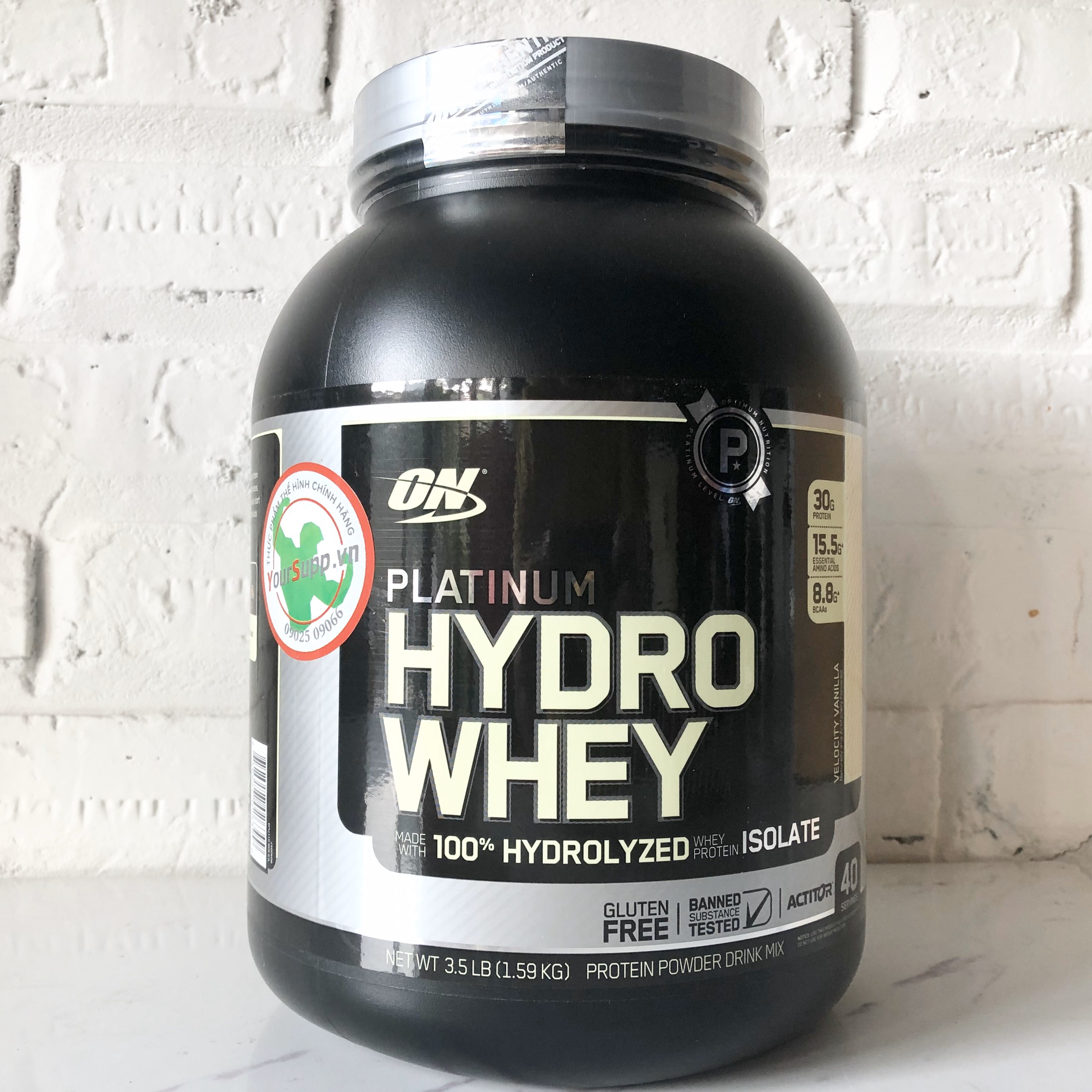 PLATINUM HYDROWHEY - 3,5lbs [FREE SHAKER]