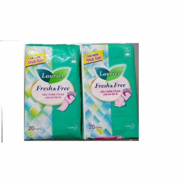 BVS FRESH& free laurier 20 miếng( 22cm) có cánh