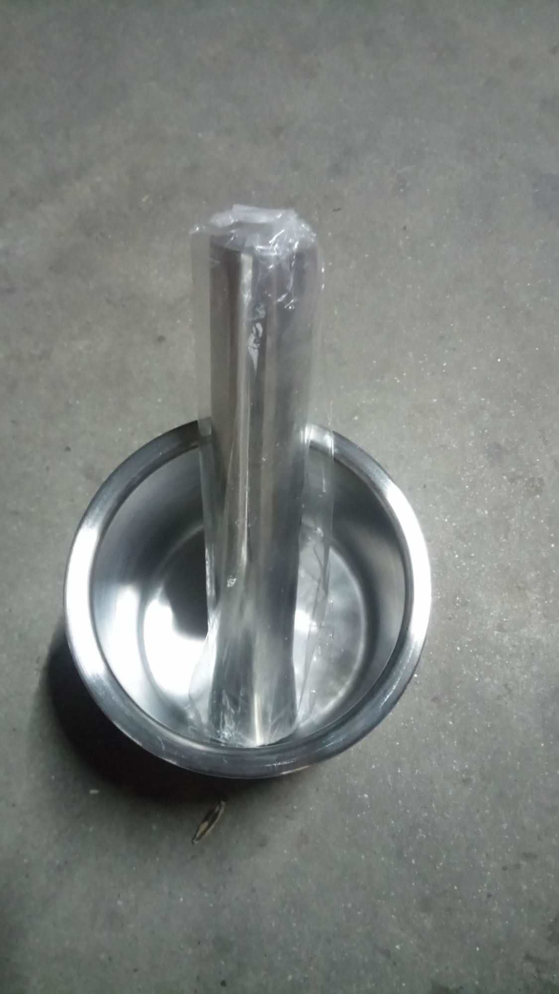 Chày cối inox 2 lớp cao cấp size 12cm