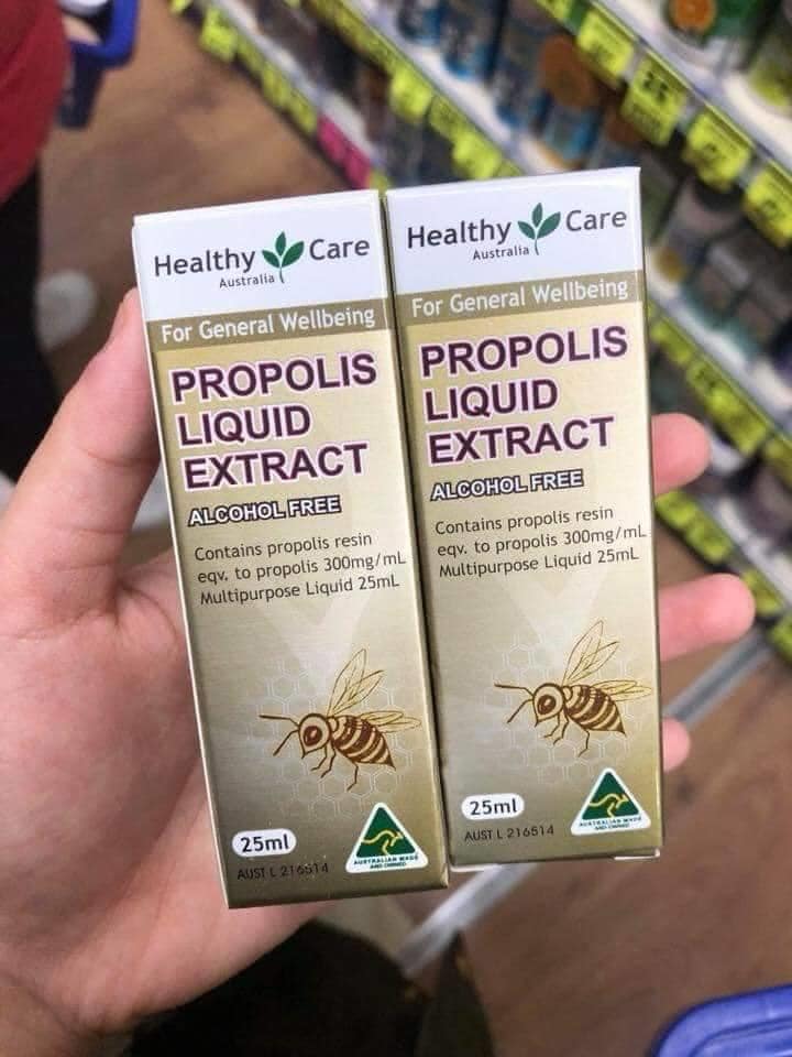 Keo ong Healthy Care Propolis Liquid Extract dạng giọt