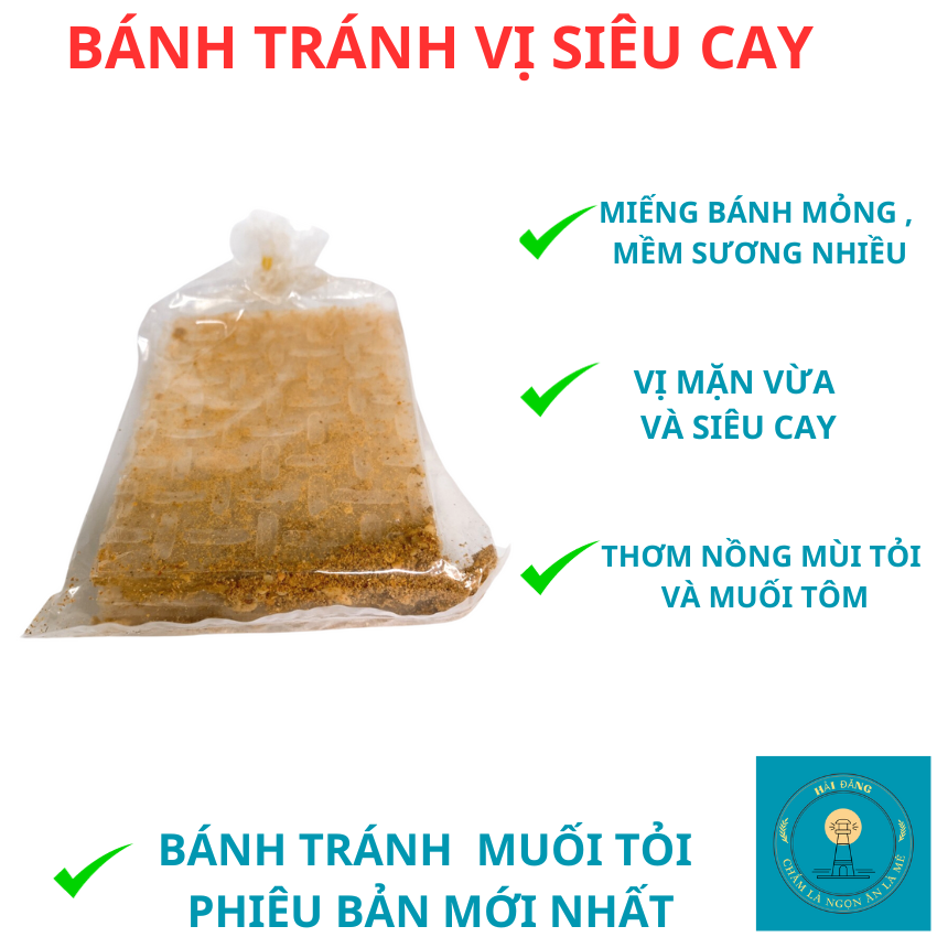 bánh tránh siêu cay túi  30g HẢI ĐĂNG TINYES
