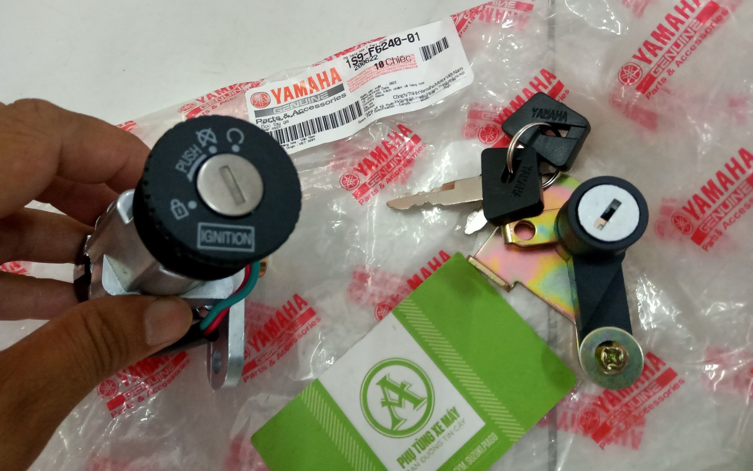 Bộ ổ khóa xe Sirius 2 dây ( xe Nhật )