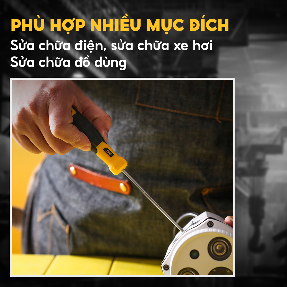 Tua vít DL6330751 hiệu Deli