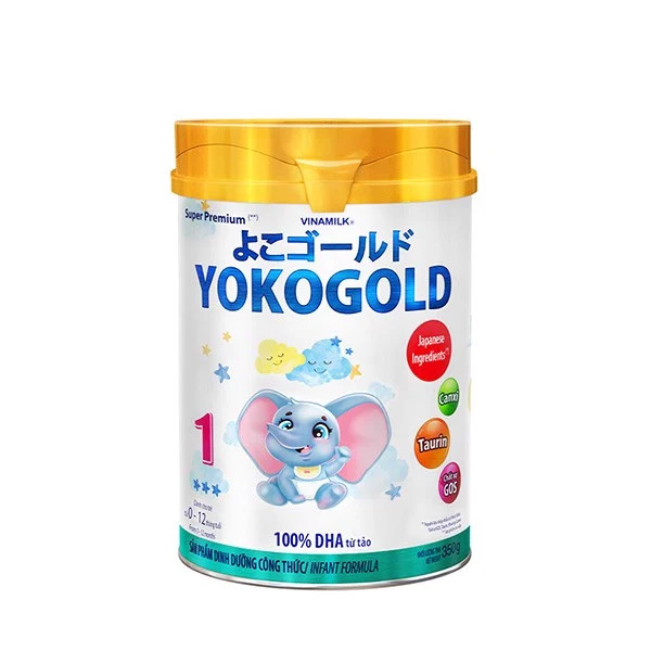(CÓ TÍCH ĐIỂM) COMBO 2 LON SỮA BỘT YOKOGOLD 1 350G.