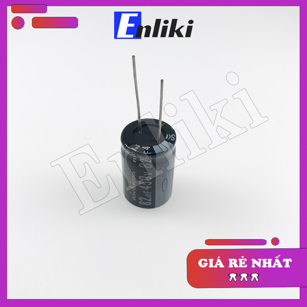 Tụ 82uF 450V kích thước 18x35mm