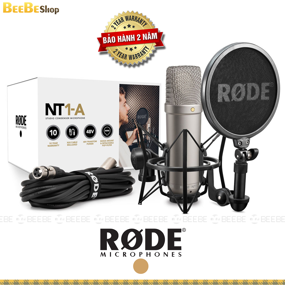 Rode NT1-A Anniversary Vocal Cardioid Condenser Microphone Package