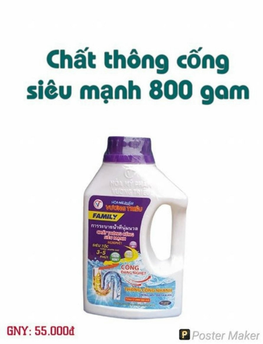 nước thông cống Family