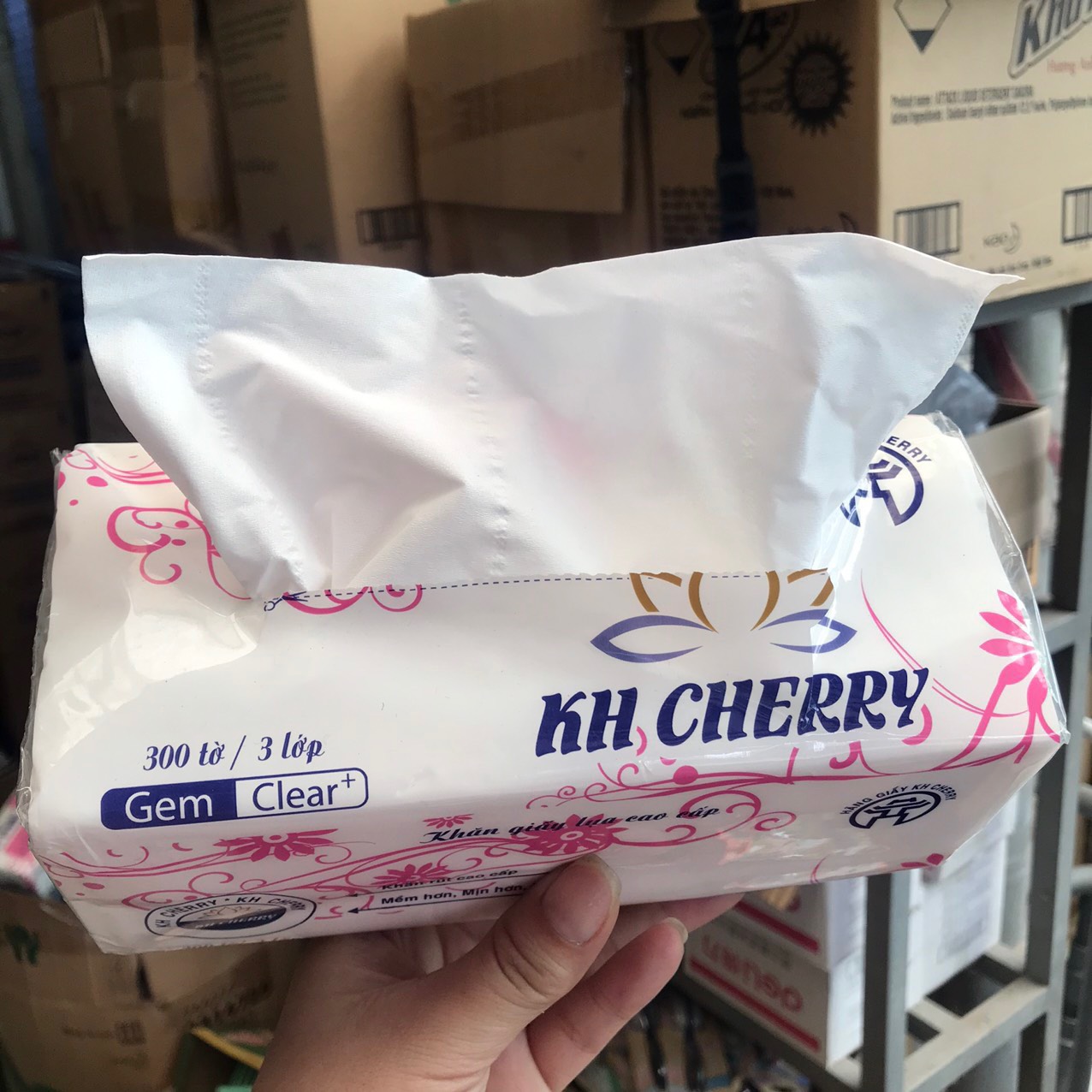 [HCM]KHĂN GIẤY RÚT 300 TỜ x 3 LỚP