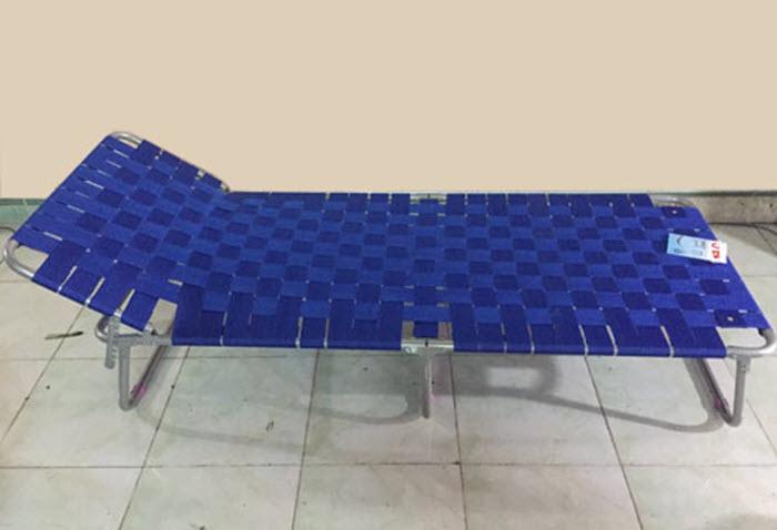 Giường  xếp vải dù khung sắt cỡ lớn ĐẠI THÀNH