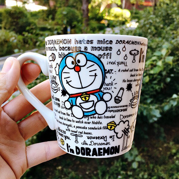 Cốc Sứ 350ML Doremon Doraemon Không Kèm Thìa