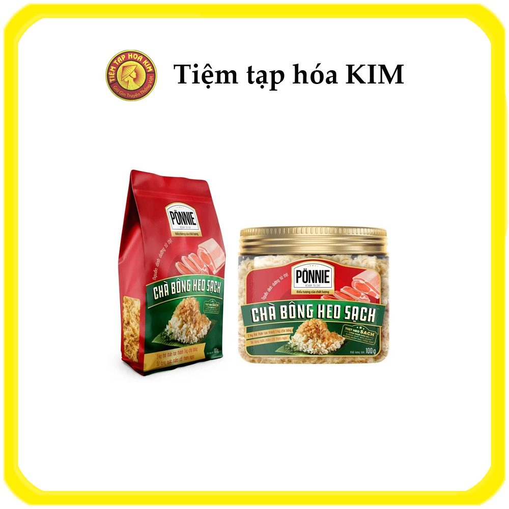 Chà bông heo sạch Ponnie 100g