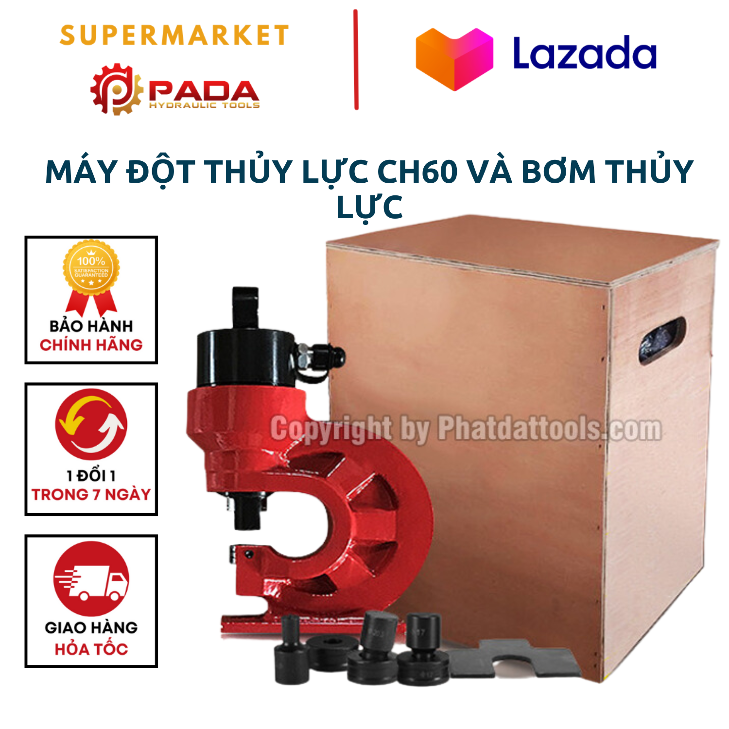 Máy Đột Thủy Lực CH60 Và Bơm Thủy Lực Các Loại
