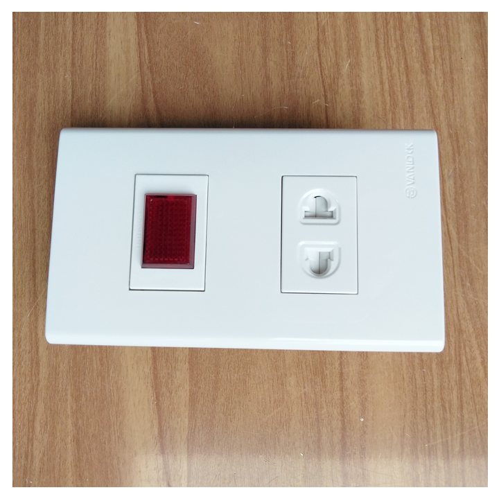 Ổ cắm-công tắc-đèn báo sino dòng s18cc chính hãng