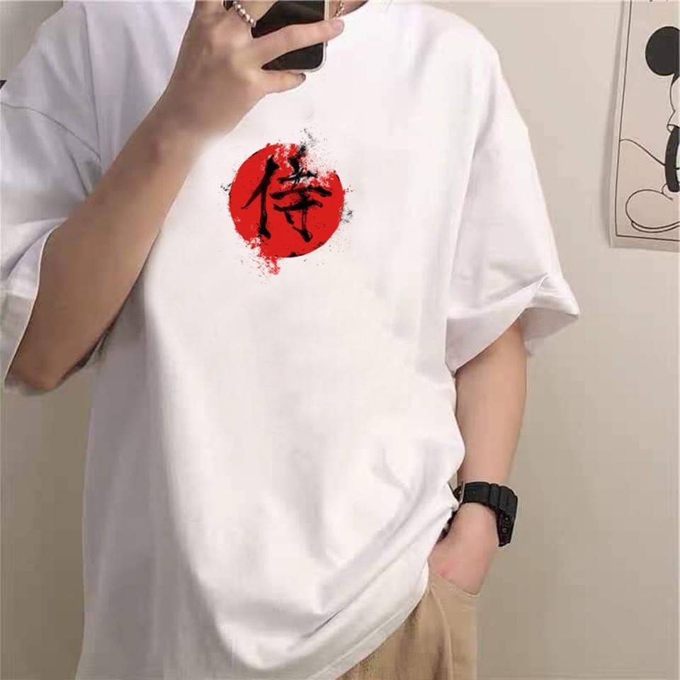 [HCM](VIDEO + ẢNH THẬT) Áo Tay Lỡ Unisex Samurai Thư Pháp Cao Cấp | Samurai Japanese