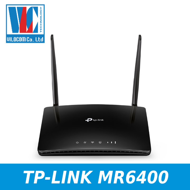 Bộ phát wifi 4g tp link tl-mr6400 4g lte - dùng sim data - vilocom