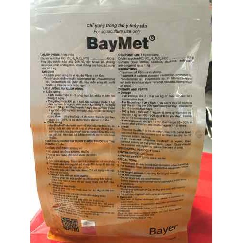 BAYMET 1kg kháng sinh cho tôm cá