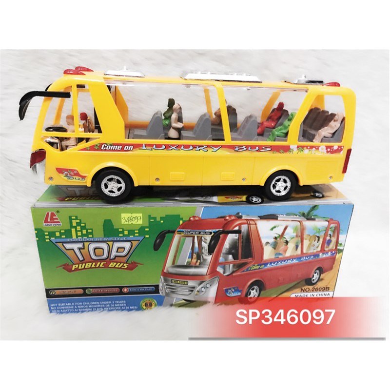 Xe bus đồ chơi chạy pin có nhạc có đèn