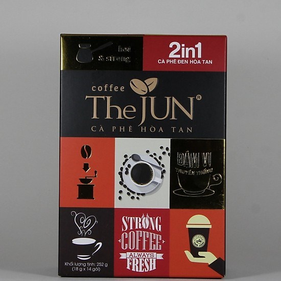 CAFE ĐEN HÒA TAN THE JUN 2 IN 1 252G