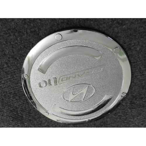 Ốp nắp bình xăng i10 hatback mạ crom loại dày