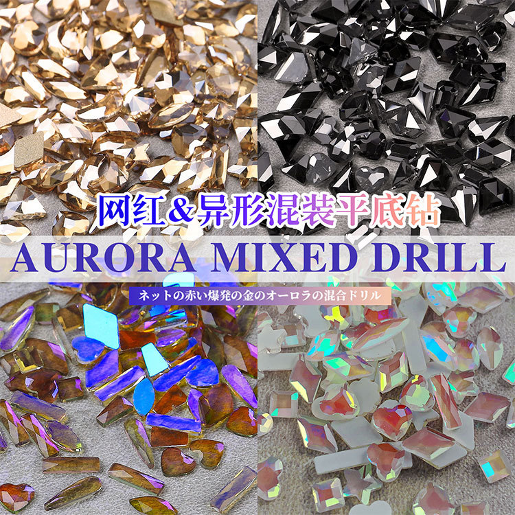 Đá khối chân bằng mix 100 viên