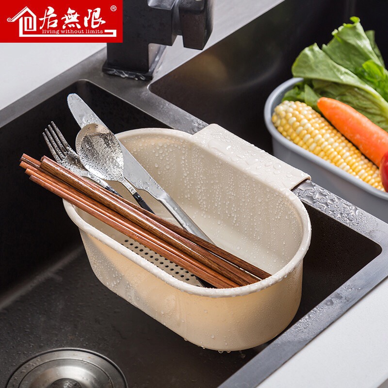 Rổ Nhựa Gắn Bồn Rửa Bát ráo nước