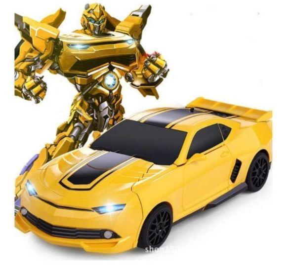 Xe ô tô biến hình thành Robot cho bé