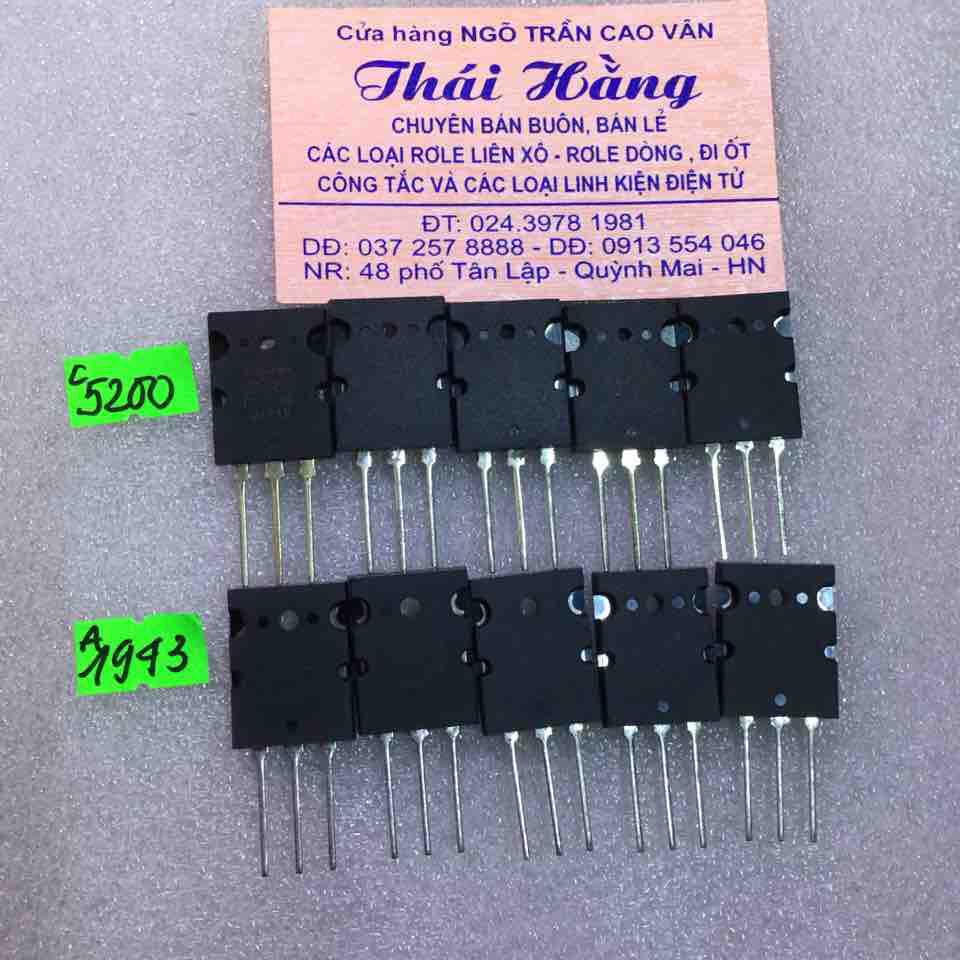 Sò công suất C5200/A1943 giá cho 1 đôi