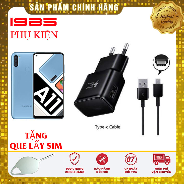 Bộ sạc nhanh samsung a11 chính hãng