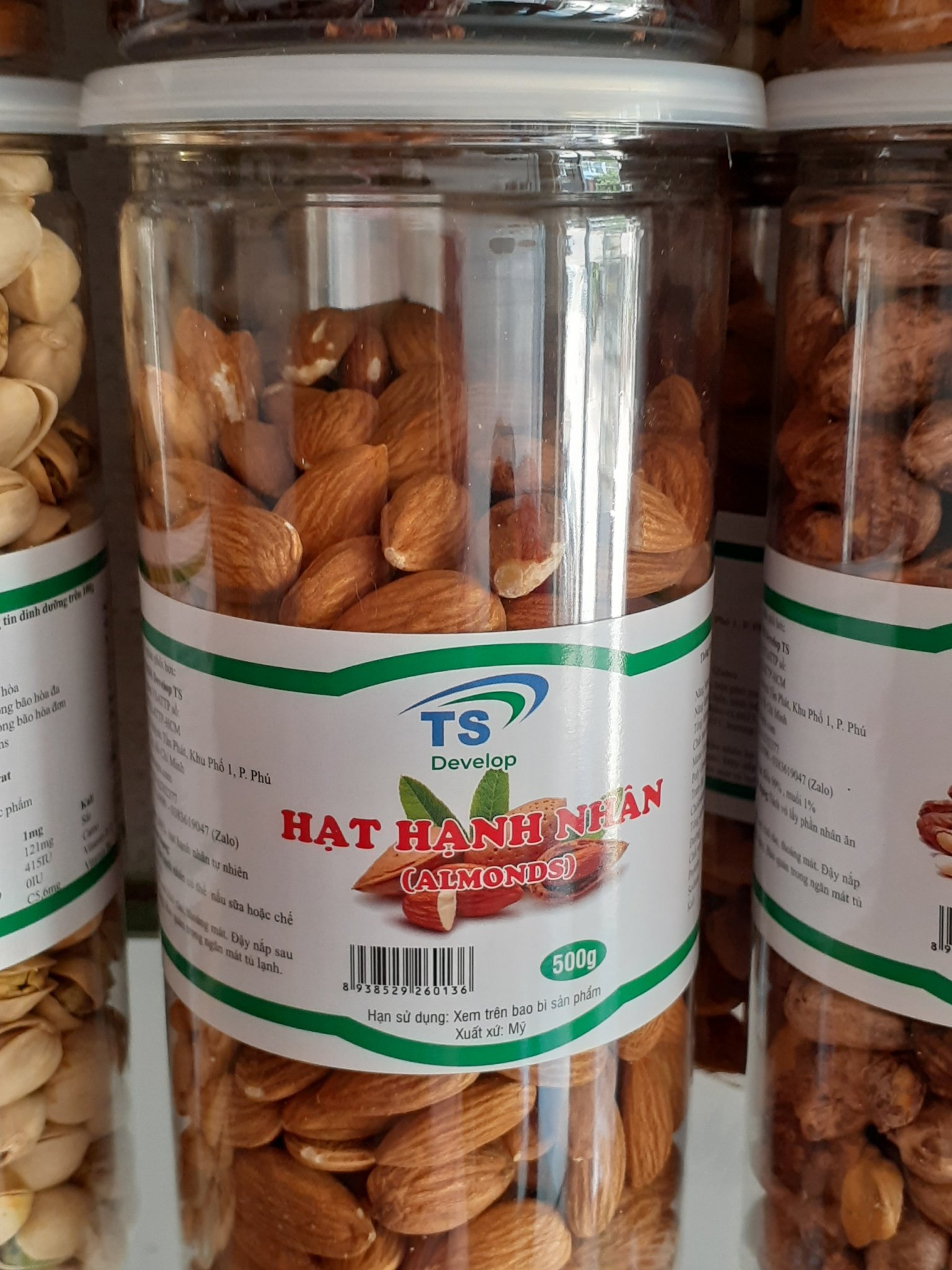Hạnh nhân Mỹ sấy tách vỏ