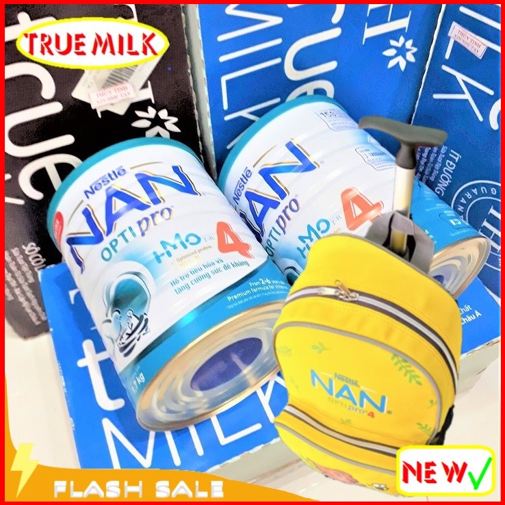 Bộ 2 Lon sữa bột NaN 4 1700g- Nan Optipro HMO 4 1.7kg - sữa bột NAN