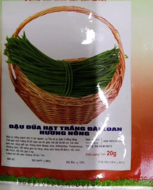 Hạt Đậu Đũa Hạt Trắng Đài Loan - Gói 20 Gram
