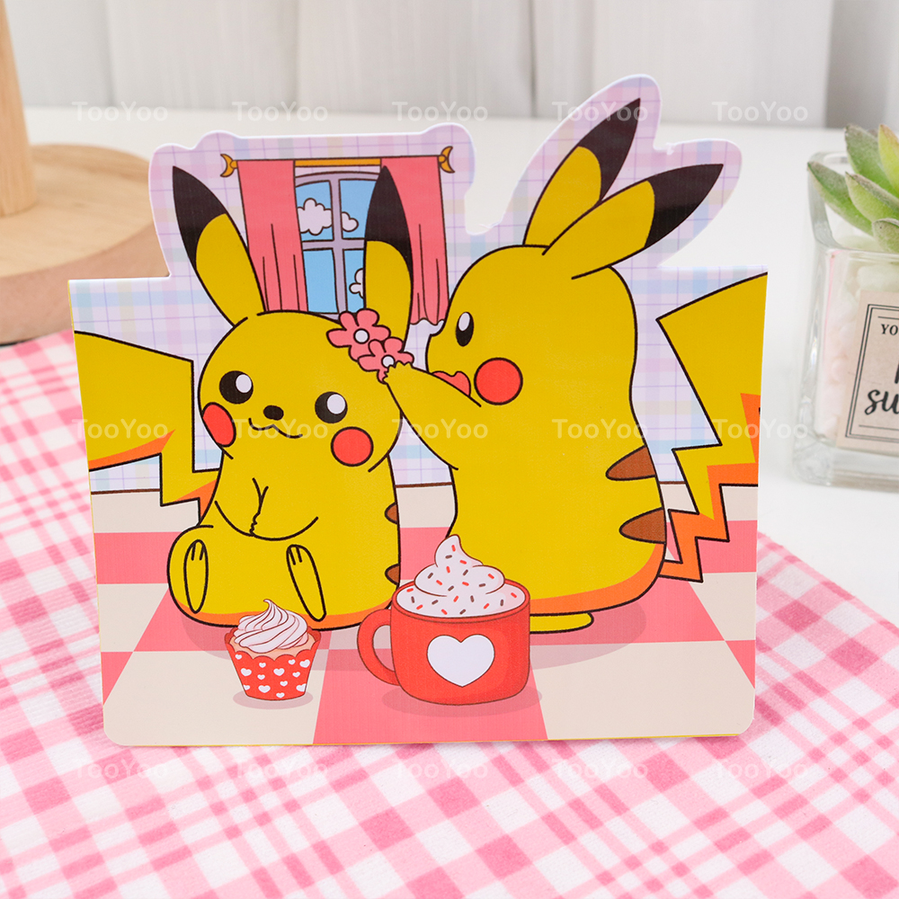 Thiệp tình yêu Pikachu dễ thương cute PK0115