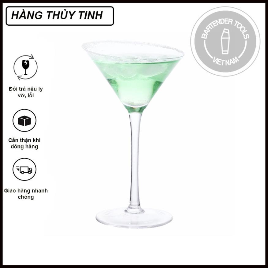 Martini glass cocktail- Ly cocktail miệng chéo   Dụng cụ bartender