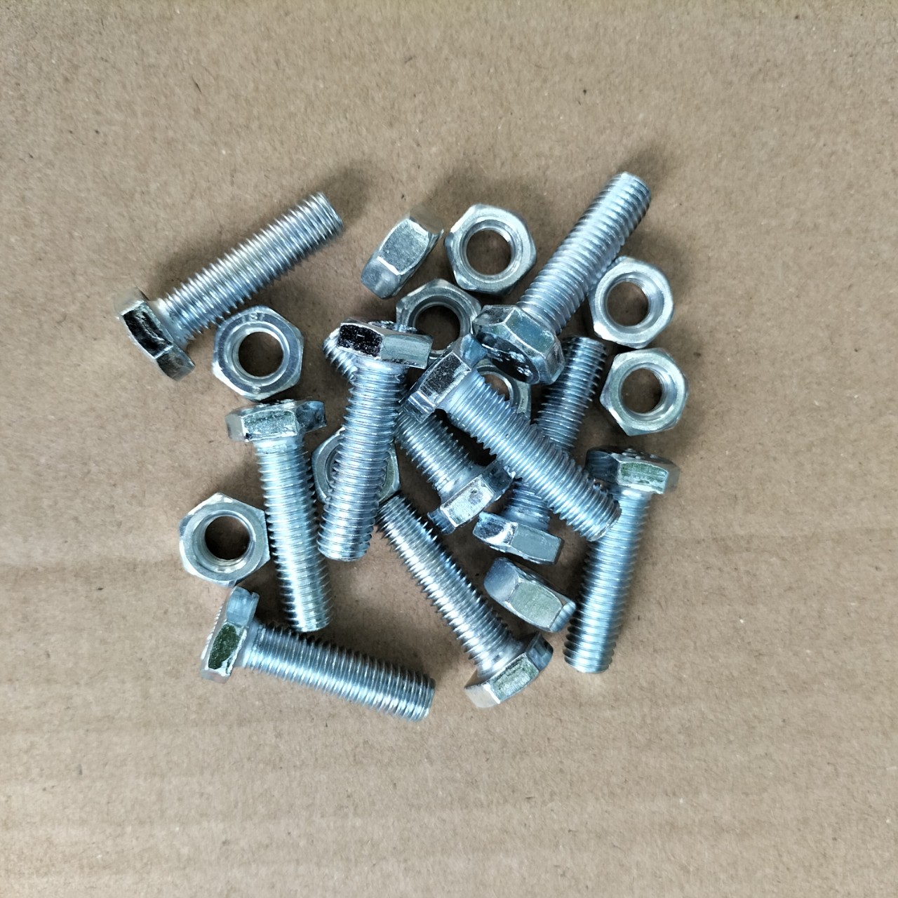Bộ bu lông- ecu M6 có vòng đệp (10 BỘ)
