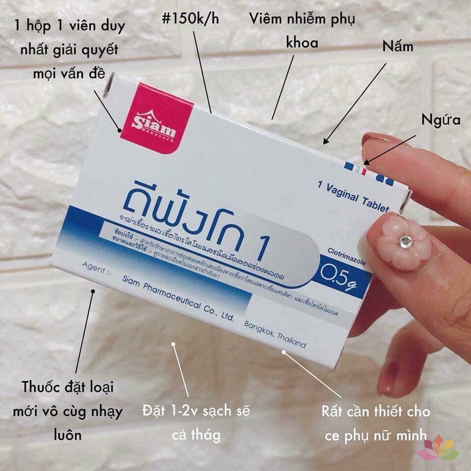 Viên đặt phụ khoa Siam Defungo 10 viên